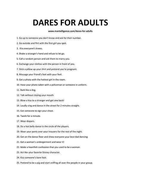 dare questions|dare ideas for adults.